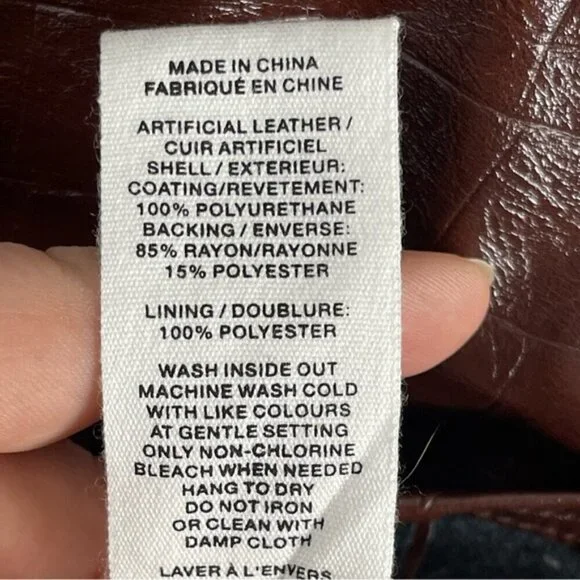 Avec Les Filles Women's Croc-Embossed Mini Dress Chocolate Brown Size 14 - Picture 12 of 16